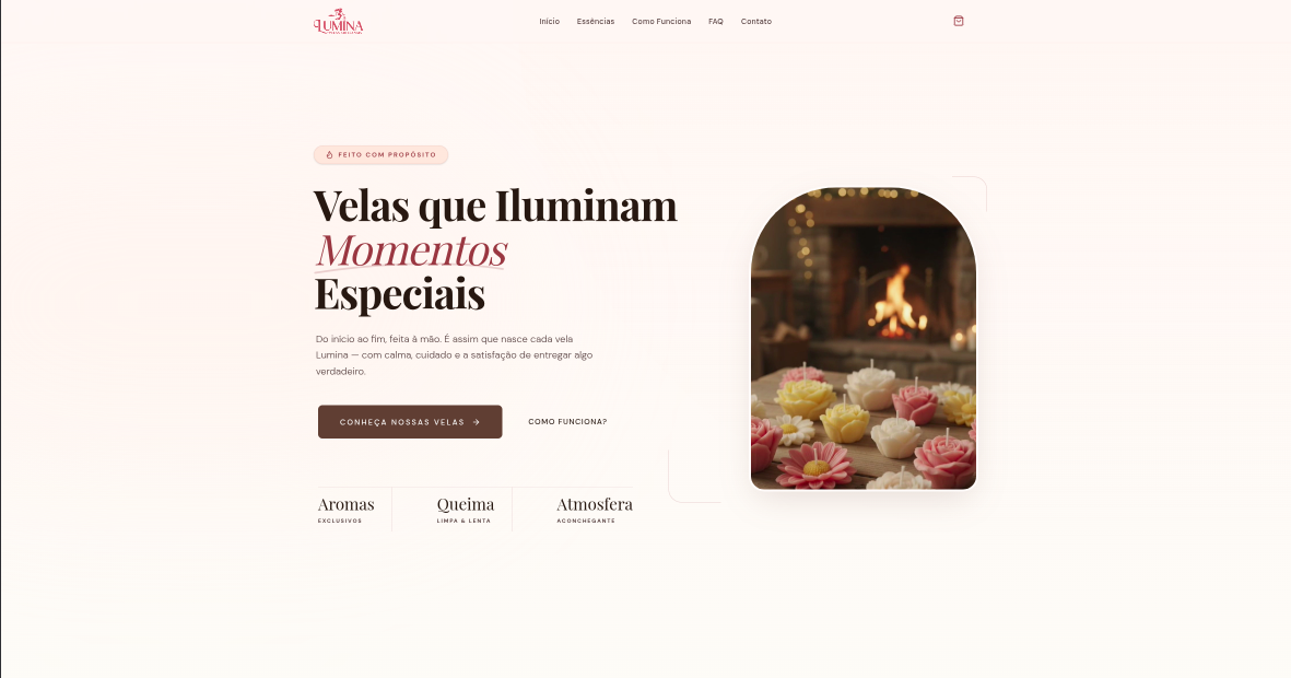 Preview de Lumina com Propósito