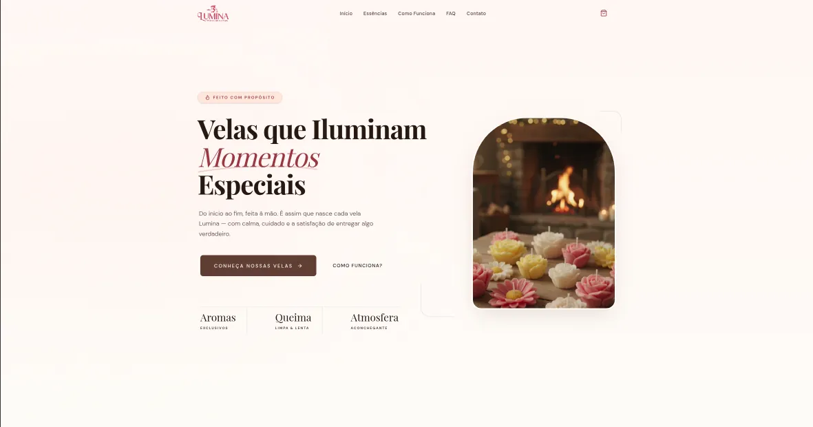 Preview de Lumina com Propósito